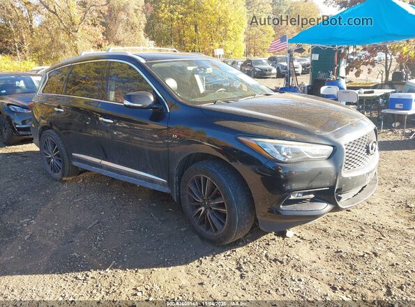 5N1DL0MM5JC528375 2018 INFINITI QX60 Black Rear interior view
