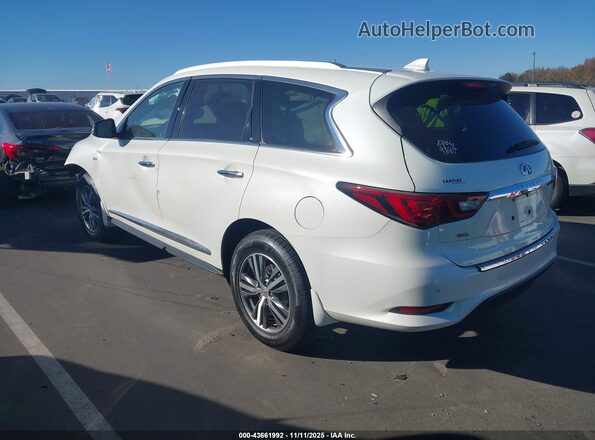 5N1DL0MM9LC514059 2020 INFINITI QX60 White უკანა მარცხენა
