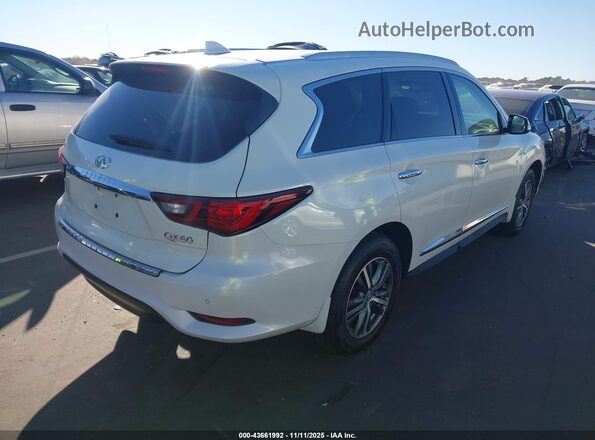 5N1DL0MM9LC514059 2020 INFINITI QX60 White უკანა მარჯვენა