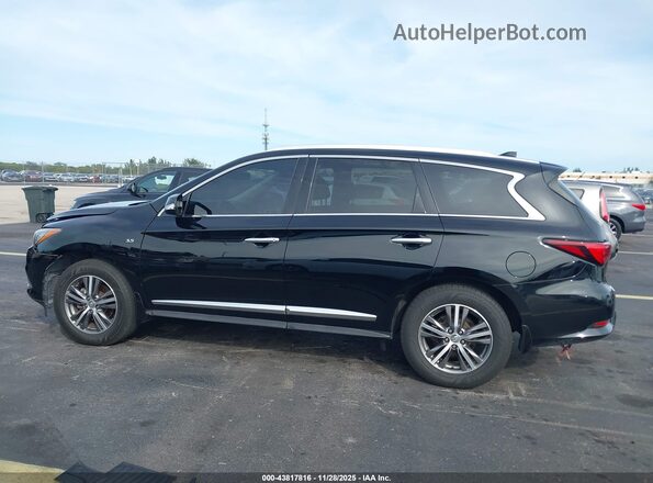 5N1DL0MN0LC537903 2020 INFINITI QX60 Black Панорамний вид салону 360°