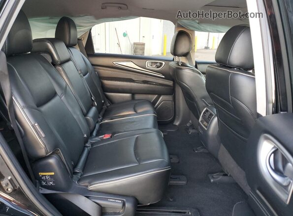 5N1DL0MN4LC520313 2020 INFINITI QX60 Black Widok wnętrza z tyłu