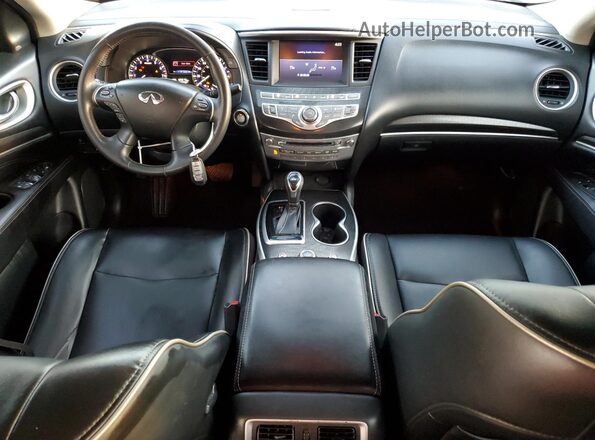 5N1DL0MN4LC520313 2020 INFINITI QX60 Black Widok deski rozdzielczej