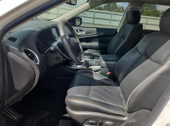 5N1DL0MN4LC521574 2020 INFINITI QX60 White Widok wnętrza z przodu