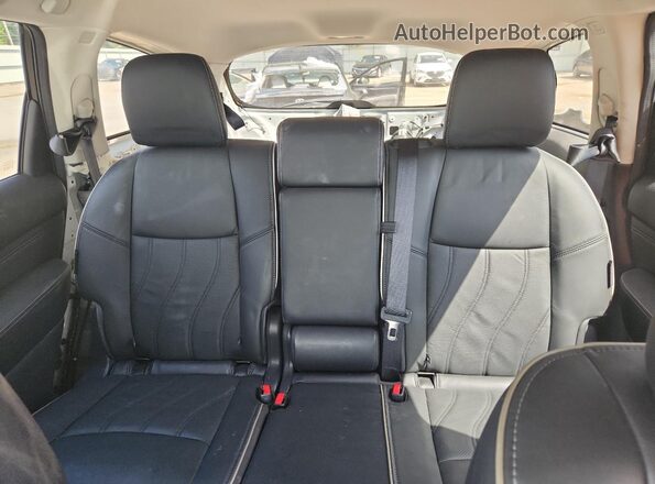 5N1DL0MN4LC521574 2020 INFINITI QX60 White Widok tylnych siedzeń