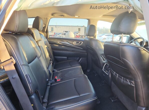5N1DL0MN6LC532673 2020 INFINITI QX60 Charcoal Widok wnętrza z tyłu