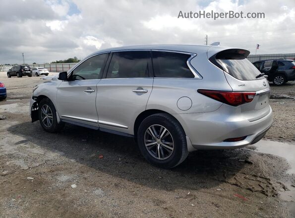 5N1DL0MN7LC540328 2020 INFINITI QX60 Silver Հետևի ձախ