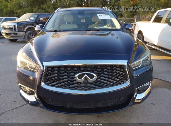 5N1DL0MNXJC532009 2018 INFINITI QX60 Blue Սարքավորումների վահանակի տեսք