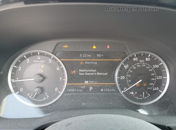 5N1DL1ES3PC360828 2023 INFINITI QX60 Black Widok zestawu wskaźników
