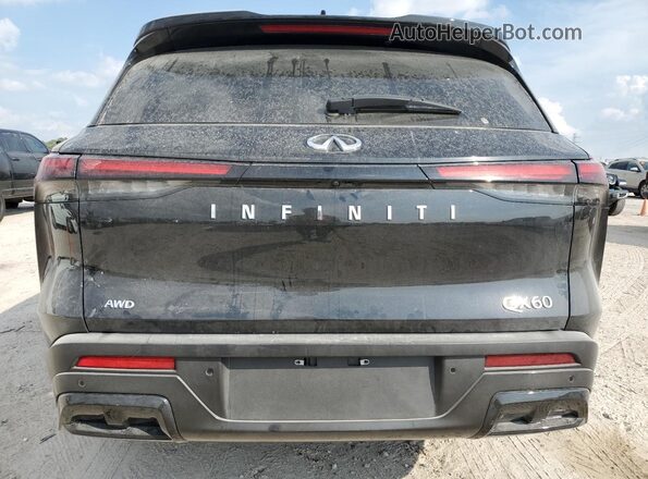 5N1DL1ES3PC360828 2023 INFINITI QX60 Black Widok z tyłu