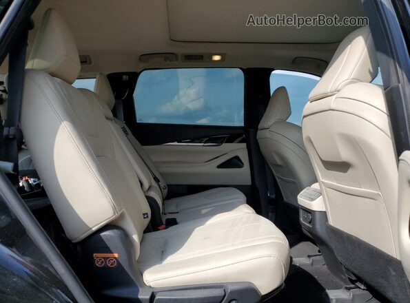 5N1DL1ES3PC360828 2023 INFINITI QX60 Black Widok wnętrza z tyłu