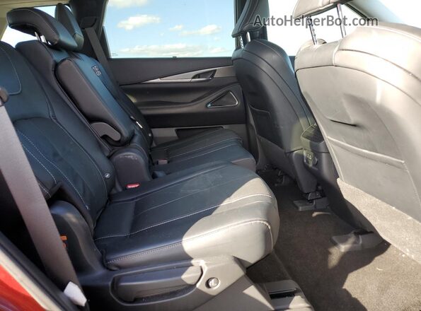 5N1DL1FR2PC357754 2023 INFINITI QX60 Maroon Вид задніх сидінь