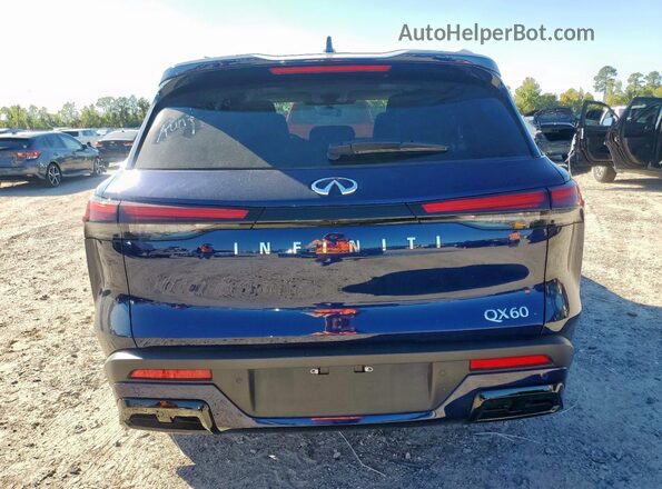 5N1DL1FR4RC334172 2024 INFINITI QX60 Blue Rear view