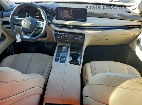5N1DL1FR5RC331877 2024 INFINITI QX60 White Dashboard view