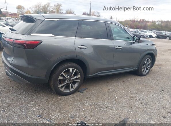 5N1DL1FS3NC338226 2022 INFINITI QX60 Gray Задня права чверть