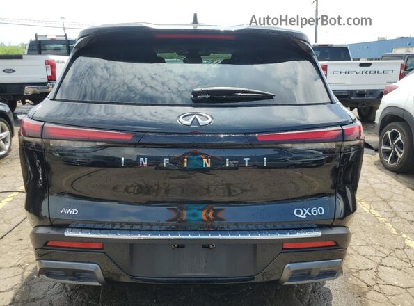 5N1DL1FS5NC340690 2022 INFINITI QX60 Black Вид ззаду
