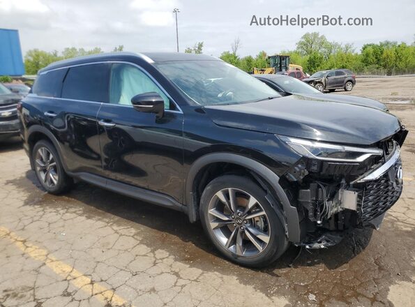 5N1DL1FS5NC340690 2022 INFINITI QX60 Black Передня права чверть