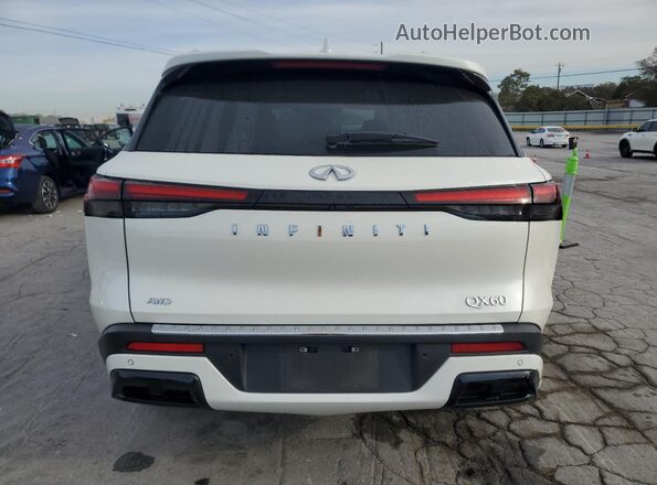 5N1DL1FS8PC365408 2023 INFINITI QX60 White Հետևի տեսք