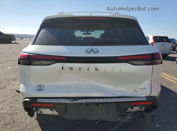 5N1DL1FS9PC358838 2023 INFINITI QX60 White უკანა ხედი
