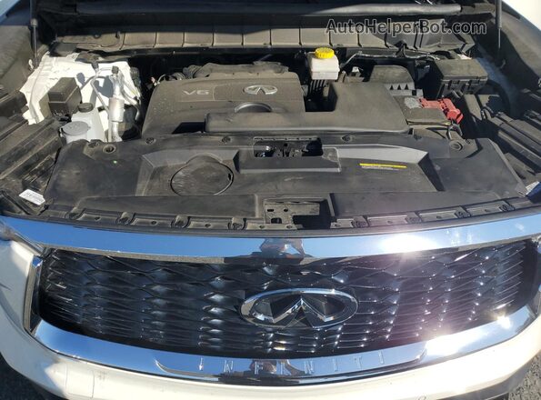 5N1DL1FS9PC358838 2023 INFINITI QX60 White ძრავის განყოფილების ხედი