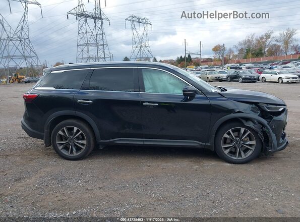 5N1DL1FS9PC375784 2023 INFINITI QX60 Black Widok wnętrza 360 stopni