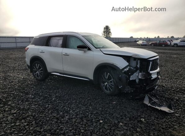 5N1DL1GS6PC363848 2023 INFINITI QX60 Белый Передняя правая четверть