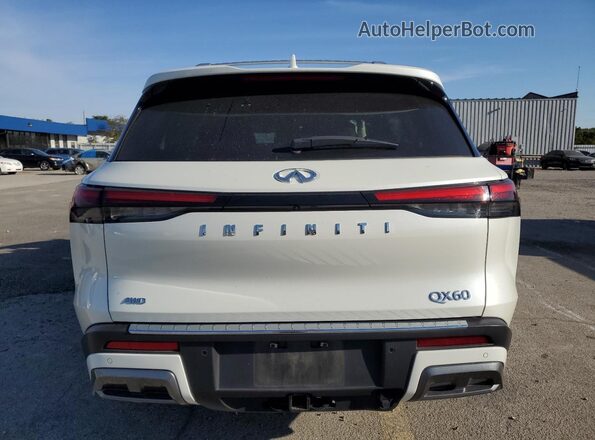 5N1DL1GS7PC365737 2023 INFINITI QX60 White Вид ззаду
