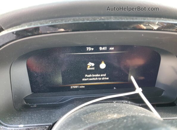 5N1DL1GS7PC365737 2023 INFINITI QX60 White Вид щитка приладів