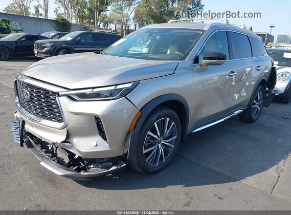 5N1DL1GS8PC364600 2023 INFINITI QX60 Silver Front left