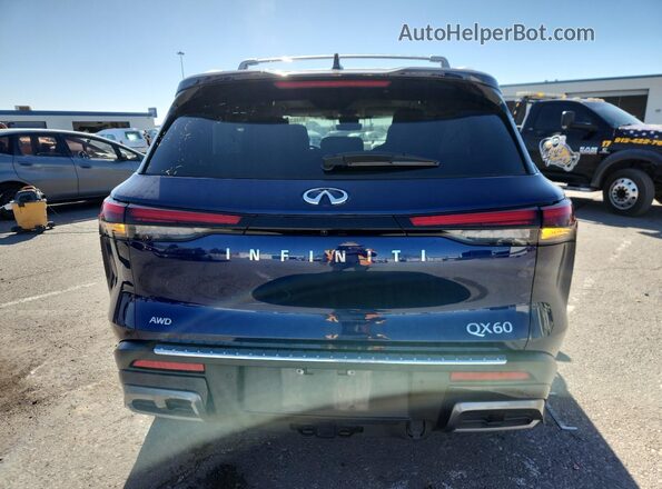5N1DL1GSXPC345627 2023 INFINITI QX60 Blue უკანა ხედი