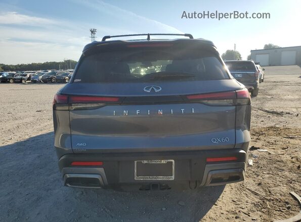 5N1DL1HU2RC346306 2024 INFINITI QX60 Gray Rear view