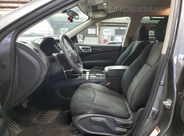 5N1DR2AMXLC624262 2020 NISSAN PATHFINDER Gray წინა სალონის ხედი