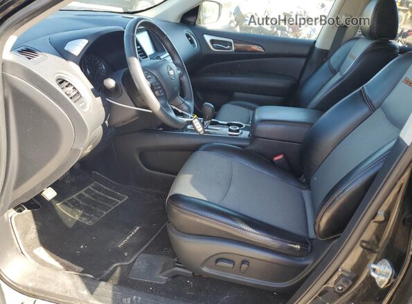 5N1DR2BM0LC622809 2020 NISSAN PATHFINDER Black Vista interior delantera