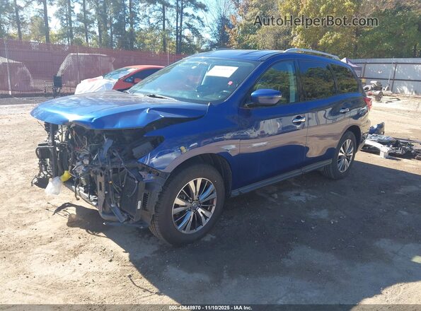5N1DR2BN8LC605829 2020 NISSAN PATHFINDER Синий Передняя левая четверть