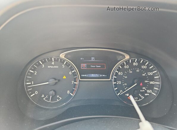 5N1DR2CN2LC580537 2020 NISSAN PATHFINDER White Vista del cuadro de instrumentos