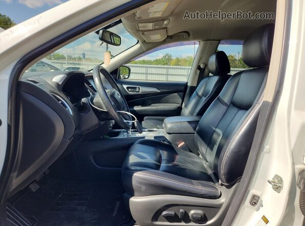 5N1DR2CN2LC580537 2020 NISSAN PATHFINDER White Vista interior delantera
