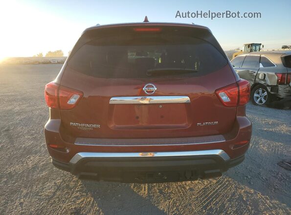 5N1DR2DN1LC610271 2020 NISSAN PATHFINDER Burgundy Вид ззаду