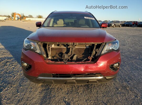 5N1DR2DN1LC610271 2020 NISSAN PATHFINDER Burgundy Вид спереду