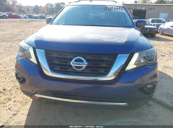 5N1DR2MM0HC684683 2017 NISSAN PATHFINDER Blue Սարքավորումների վահանակի տեսք