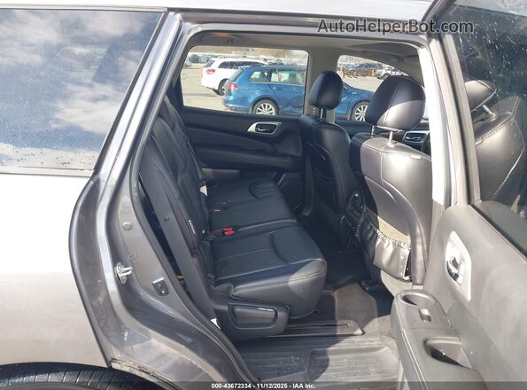 5N1DR2MM0KC641338 2019 NISSAN PATHFINDER Gray VIN կոդի պիտակի տեսք