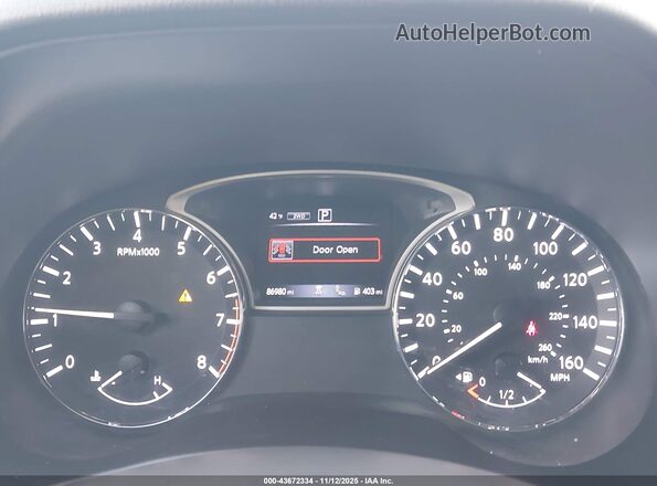 5N1DR2MM0KC641338 2019 NISSAN PATHFINDER Gray Հետևի նստատեղերի տեսք