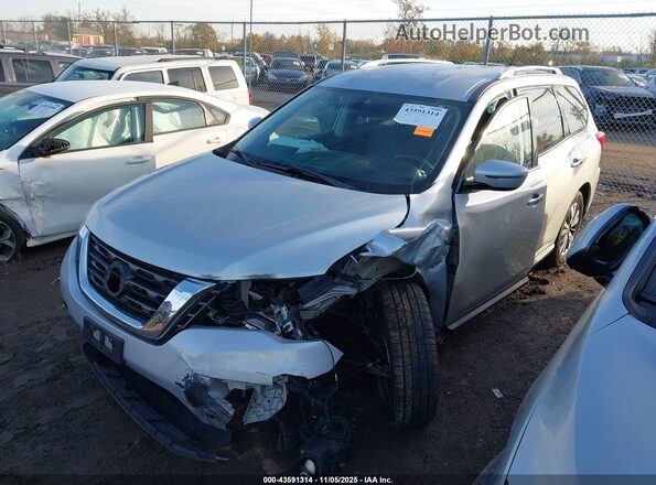 5N1DR2MM1HC674079 2017 NISSAN PATHFINDER Silver Przód lewy