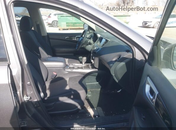 5N1DR2MM4JC665849 2018 NISSAN PATHFINDER Gray წინა სალონის ხედი