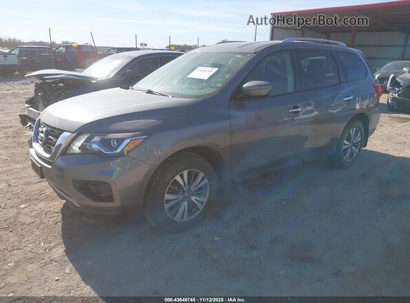 5N1DR2MM4JC665849 2018 NISSAN PATHFINDER Gray წინა მარცხენა ხედი სამი მეოთხედიდან