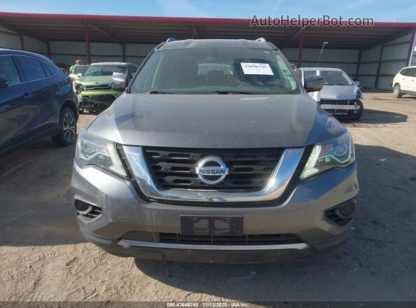 5N1DR2MM4JC665849 2018 NISSAN PATHFINDER Gray ხელსაწყოთა პანელის ხედი