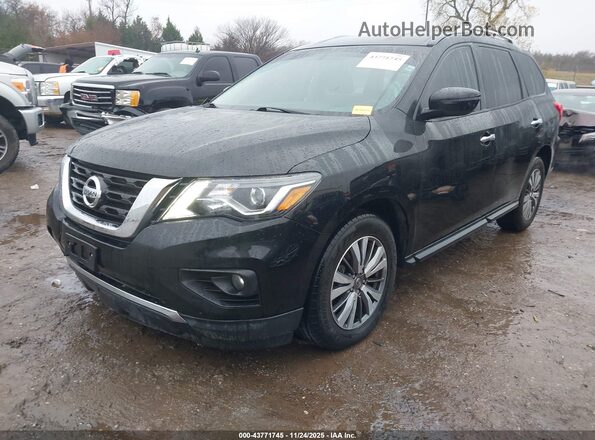 5N1DR2MM5KC624051 2019 NISSAN PATHFINDER Black Vista tres cuartos delantera izquierda