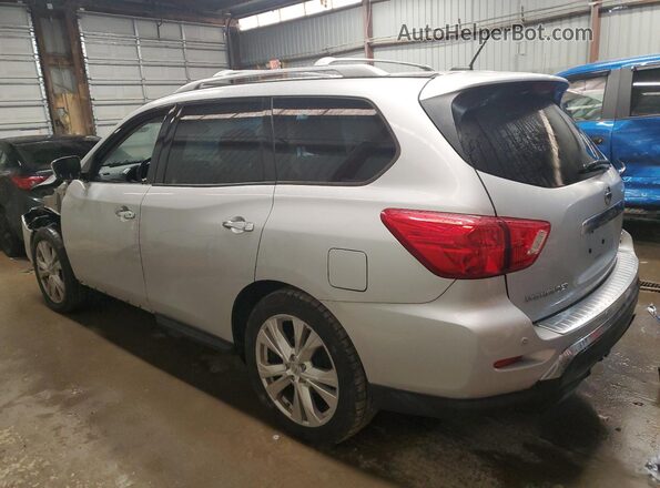 5N1DR2MM8JC603564 2018 NISSAN PATHFINDER Silver Trasero izquierdo