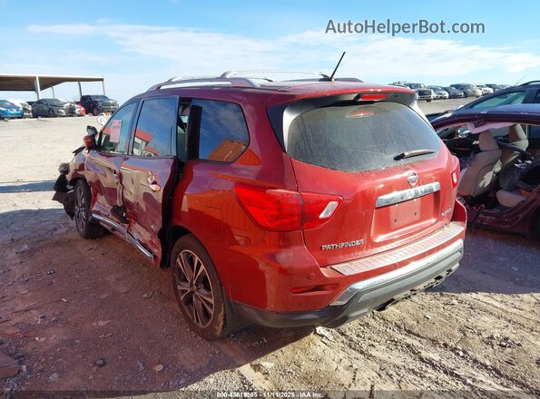 5N1DR2MN8HC637846 2017 NISSAN PATHFINDER Burgundy Rear left