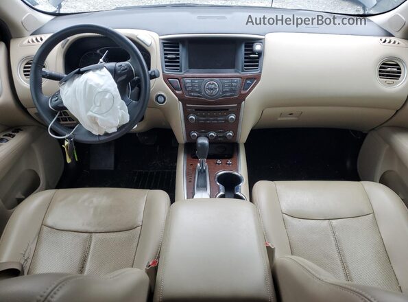 5N1DR2MNXHC601804 2017 NISSAN PATHFINDER Black Dashboard view
