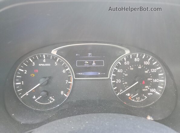 5N1DR2MNXHC699653 2017 NISSAN PATHFINDER Red Вид щитка приладів