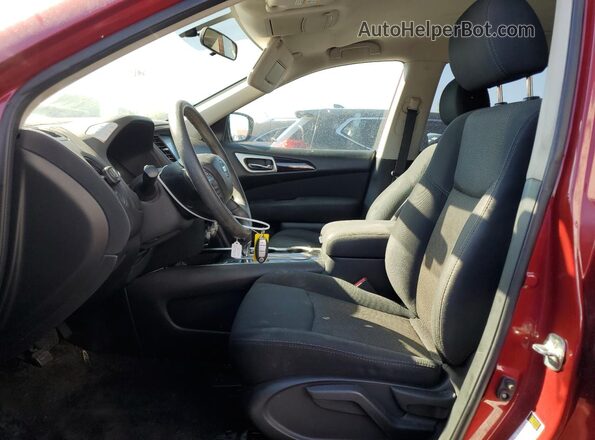 5N1DR2MNXHC699653 2017 NISSAN PATHFINDER Red Вид салону спереду